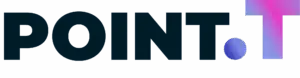 Logo horizontal du réseau Point T, version alignée pour les en-têtes de page et les bannières web.